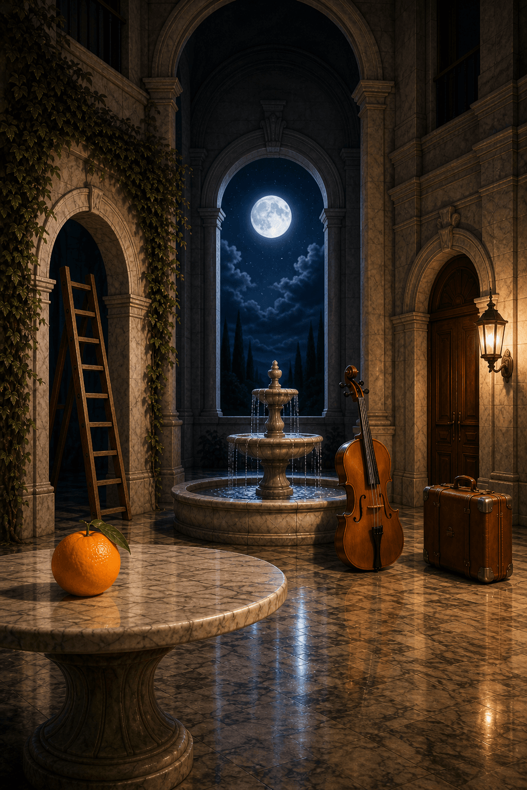 Memory palace scene